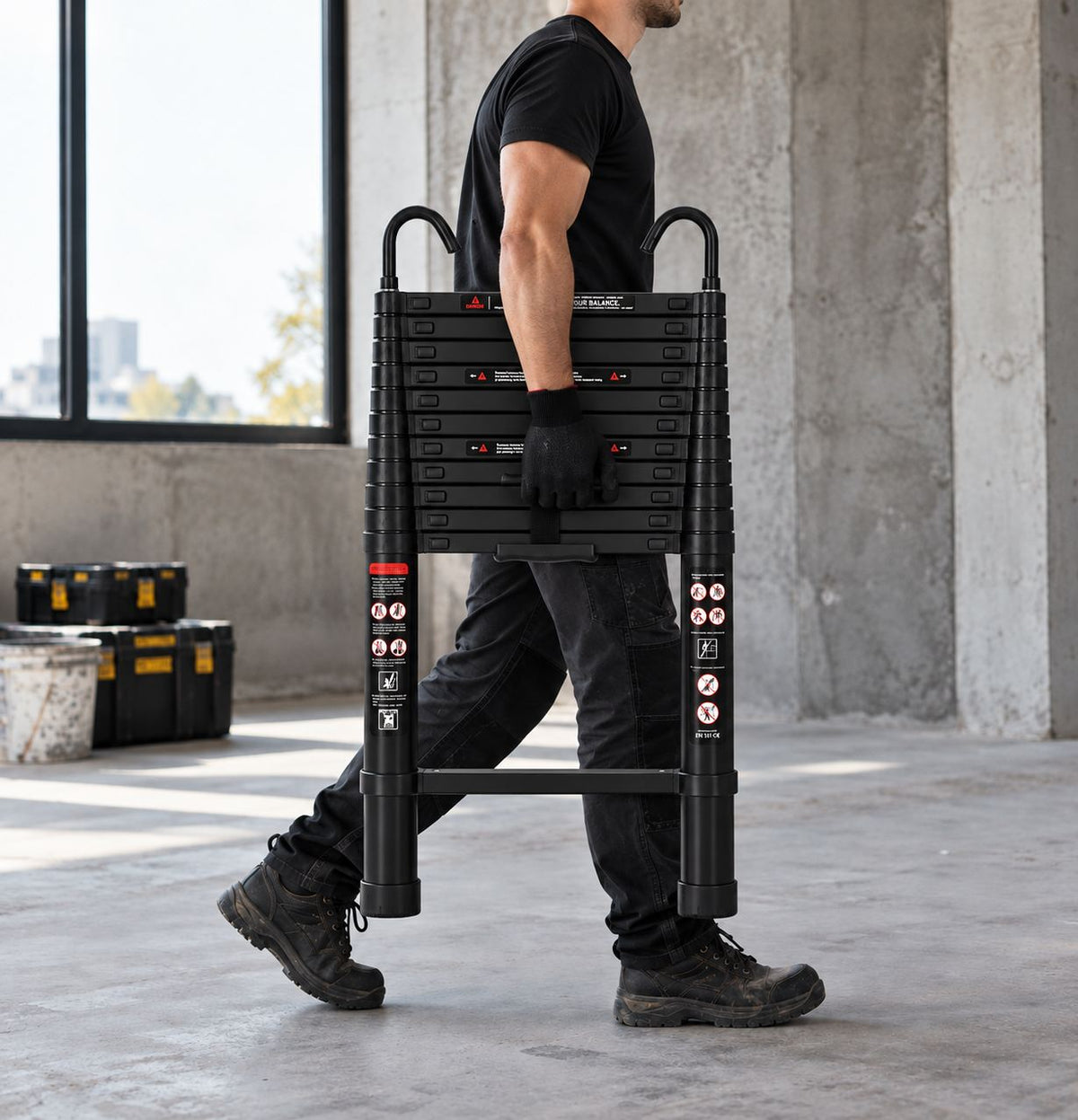 Teleskopleiter 5 m SkyFlex™ Schwarz